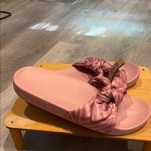 PINK Victoria's Secret Pink Sandals with Bow Detail